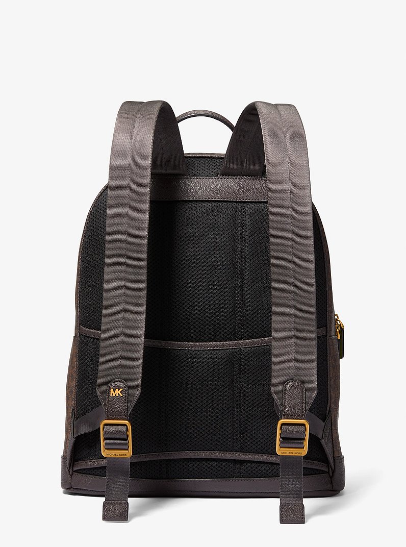 Hudson Signature Logo Backpack in MEADOW GREEN - Sale | Michael
