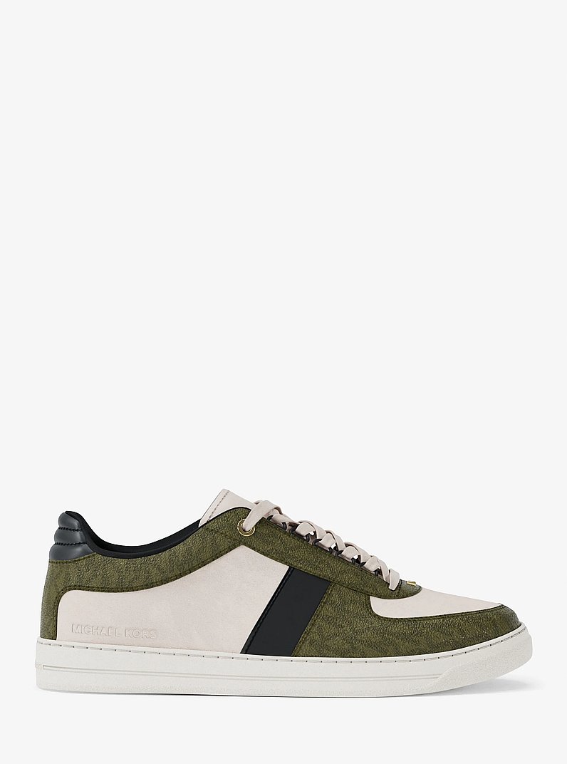 Brady Mixed-Media Sneaker in LT CRM MULTI | Michael Kors
