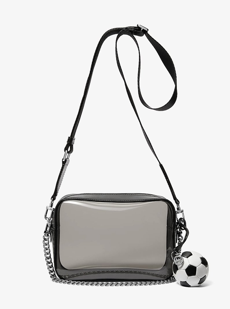 Soccer Ball Bag Charm in BLACK COMBO | Michael Kors