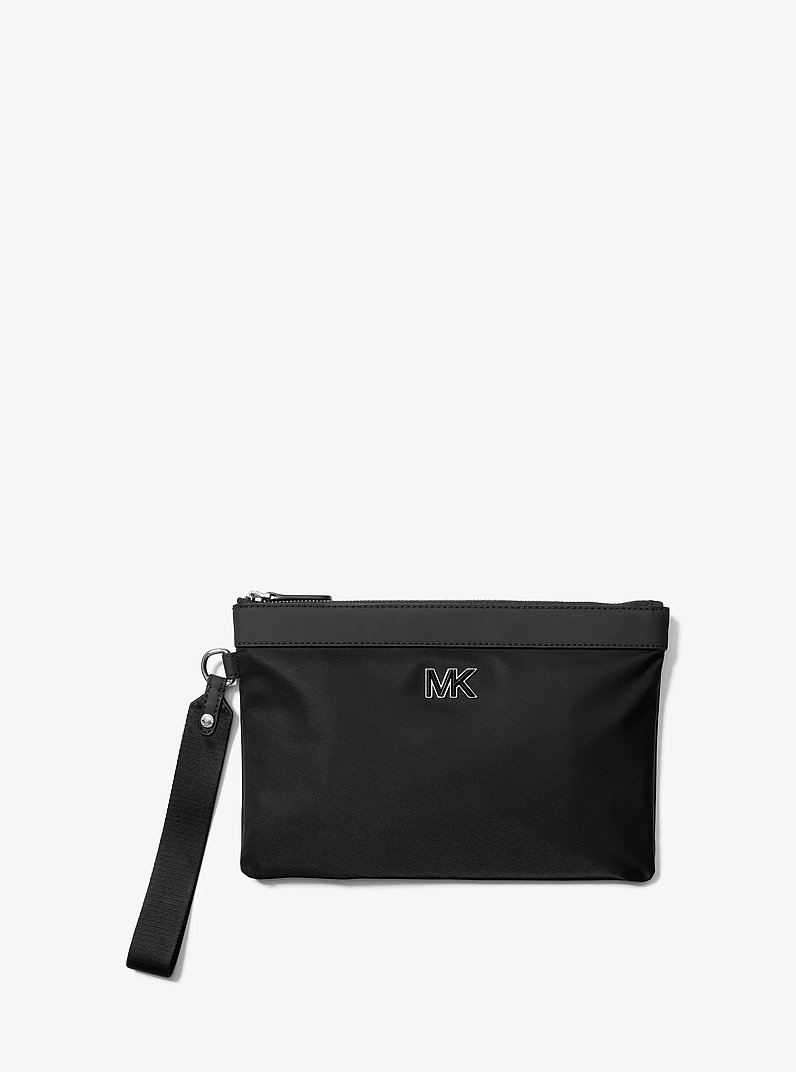 Eli Nylon Wristlet in BLACK | Michael Kors