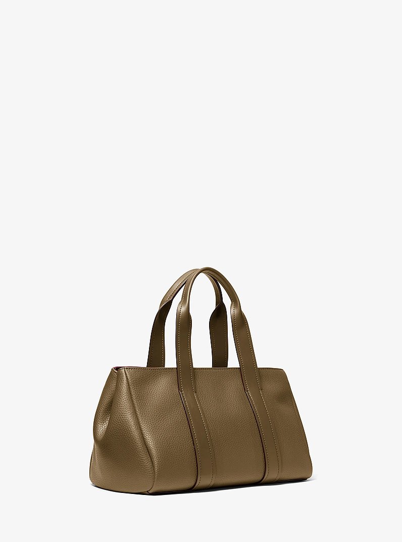 Foster Small Pebbled Leather Satchel