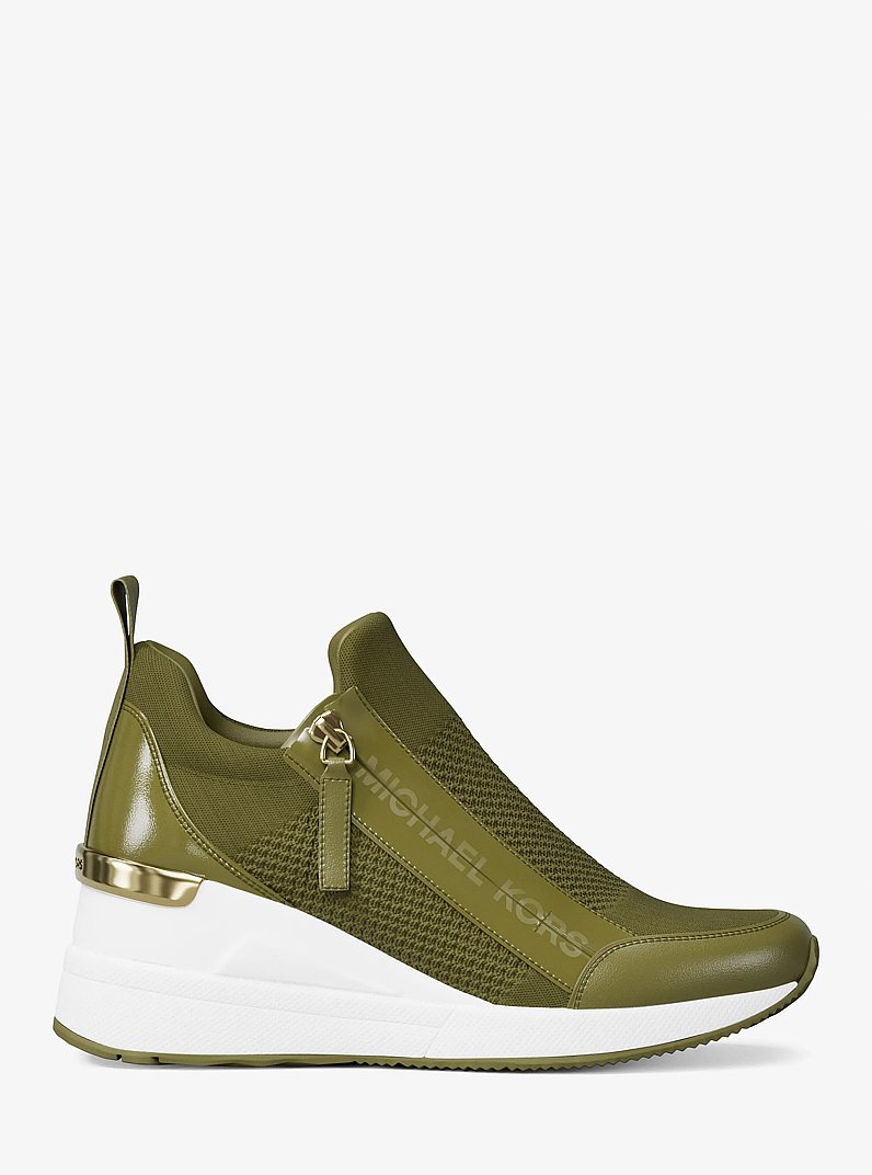Willis Stretch Knit Trainer in PISTACHIO | Michael Kors
