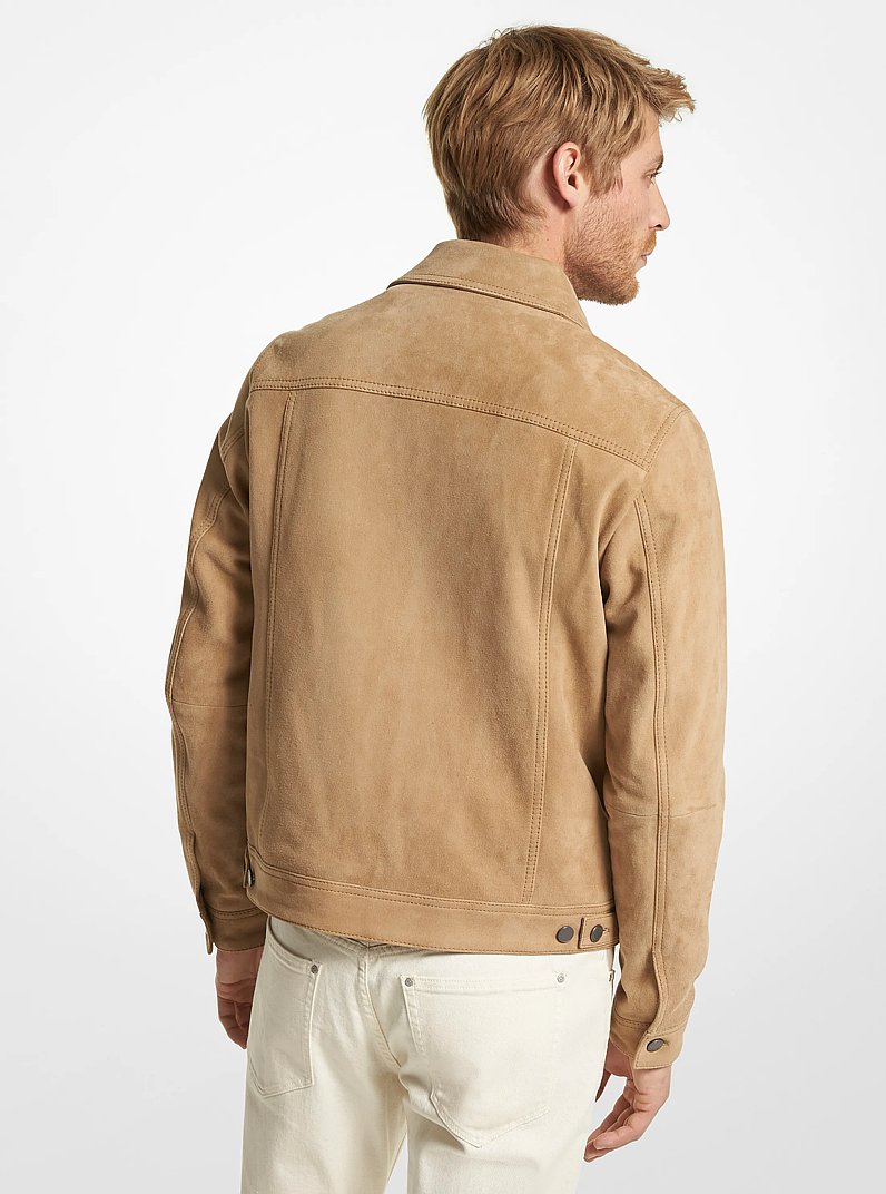 Suede Zip-Up Trucker Jacket | Michael Kors [US]