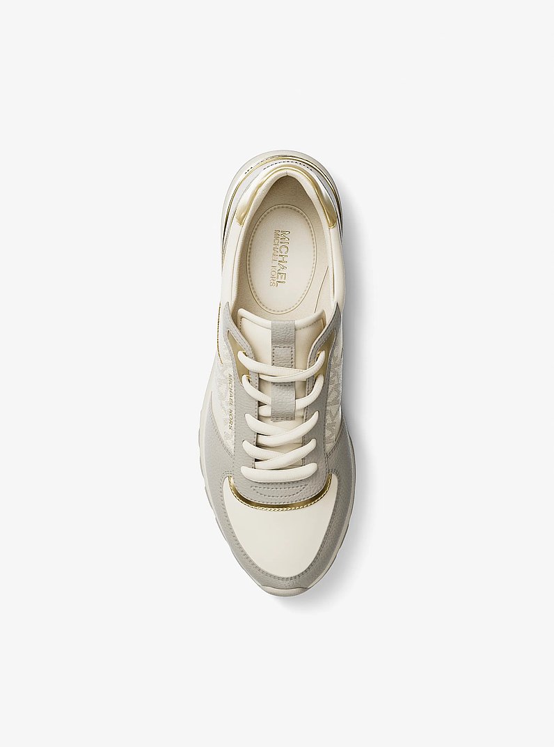 Zapatilla deportiva Remy de materiales mixtos in VAINILLA COMBINADO | Michael Kors
