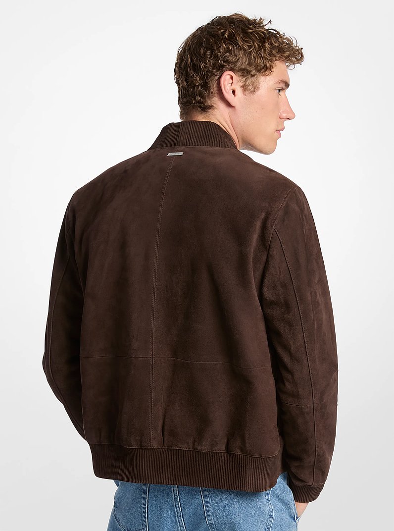 Bomber scamosciato in CIOCCOLATO | Michael Kors