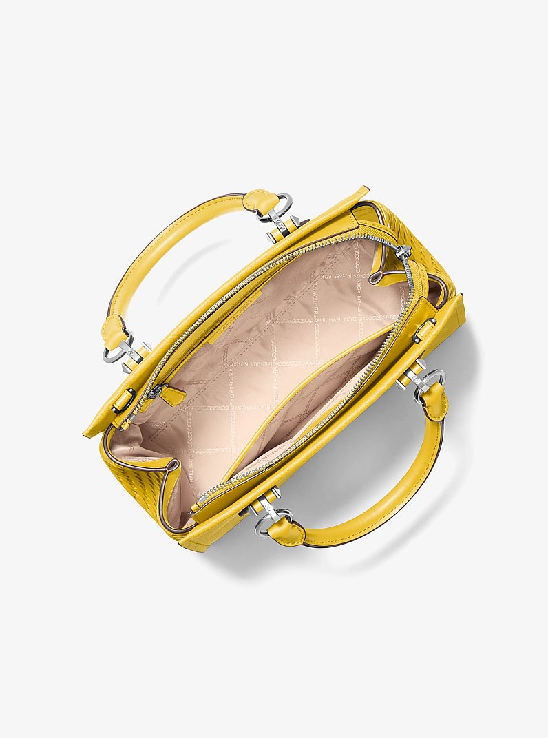 Bolso satchel Marilyn mediano en piel Saffiano
