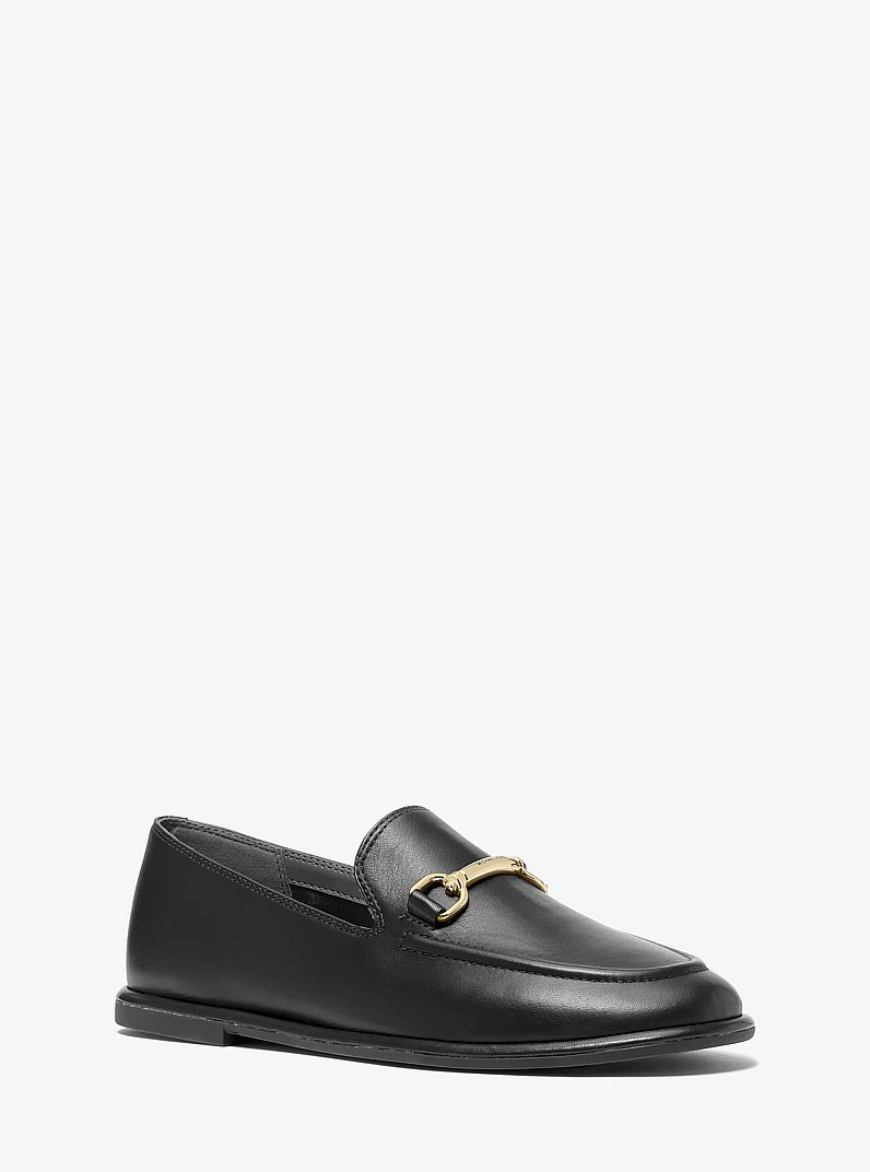 Carson Leather Loafer in BLACK | Michael Kors
