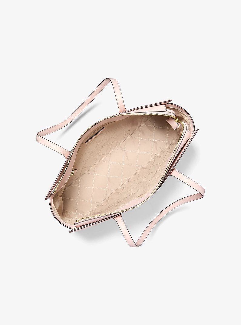 Arden Medium Pebbled Leather Tote Bag in POWDER BLUSH | Michael Kors