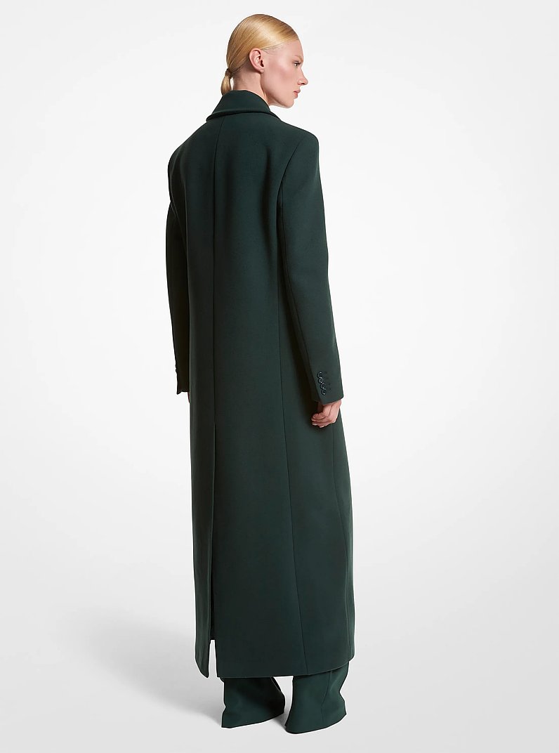 Manteau en laine melton