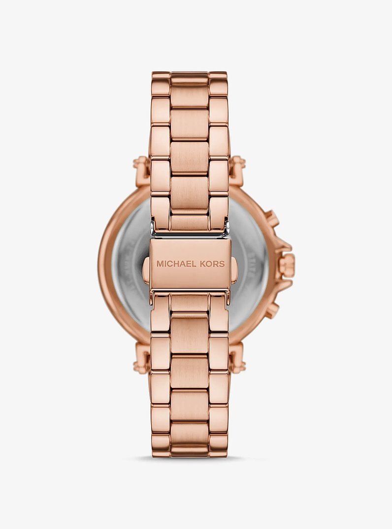 Oversized Maren Rose Gold-Tone Watch in ROSE GOLD | Michael Kors