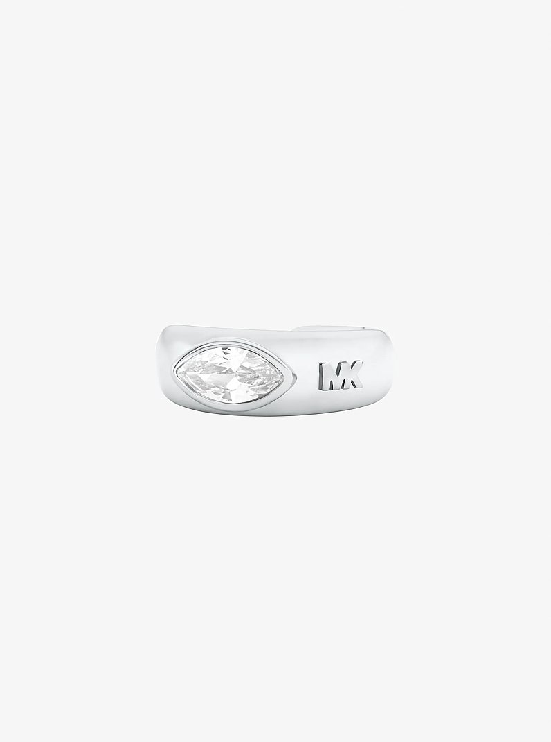 Marquise Stone Ear Cuff in SILVER | Michael Kors