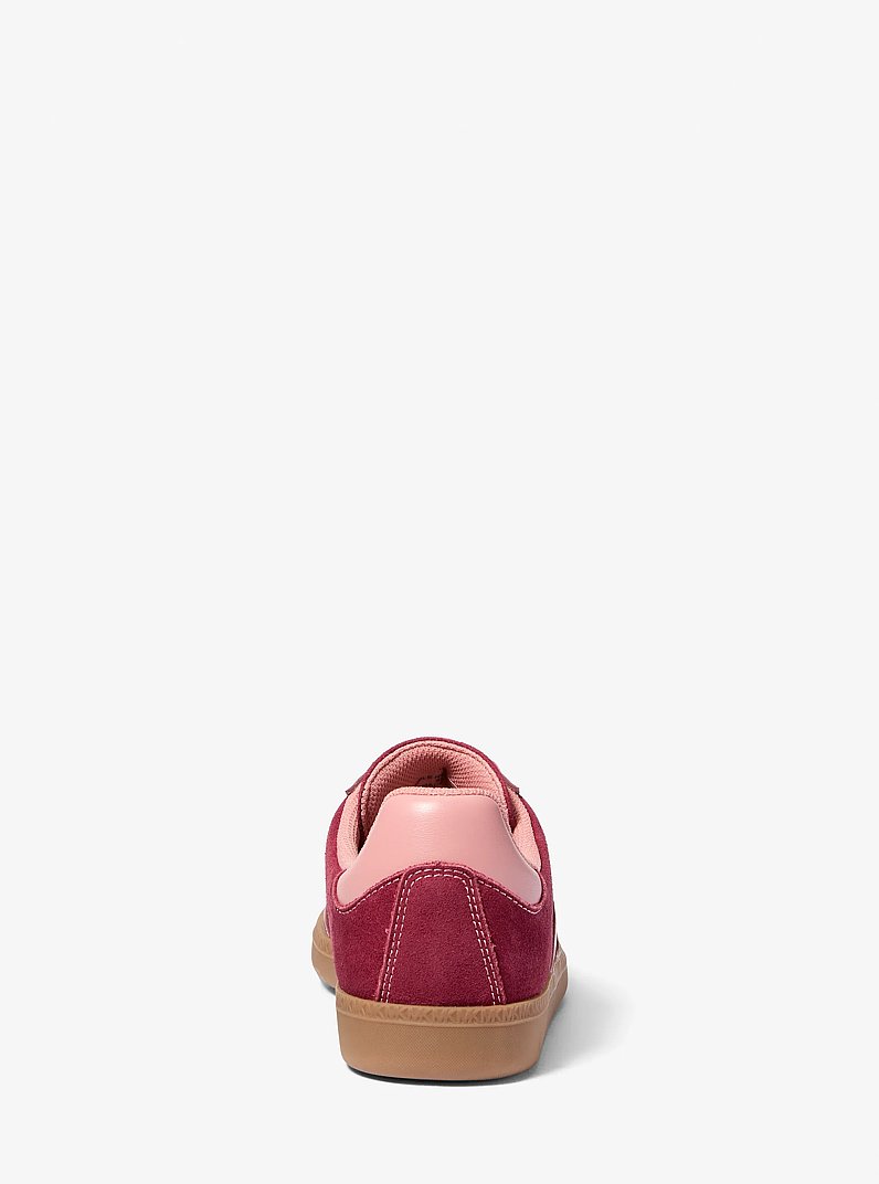 Zapatillas deportivas Benny de microgamuza de poli&eacute;ster in GRANATE | Michael Kors