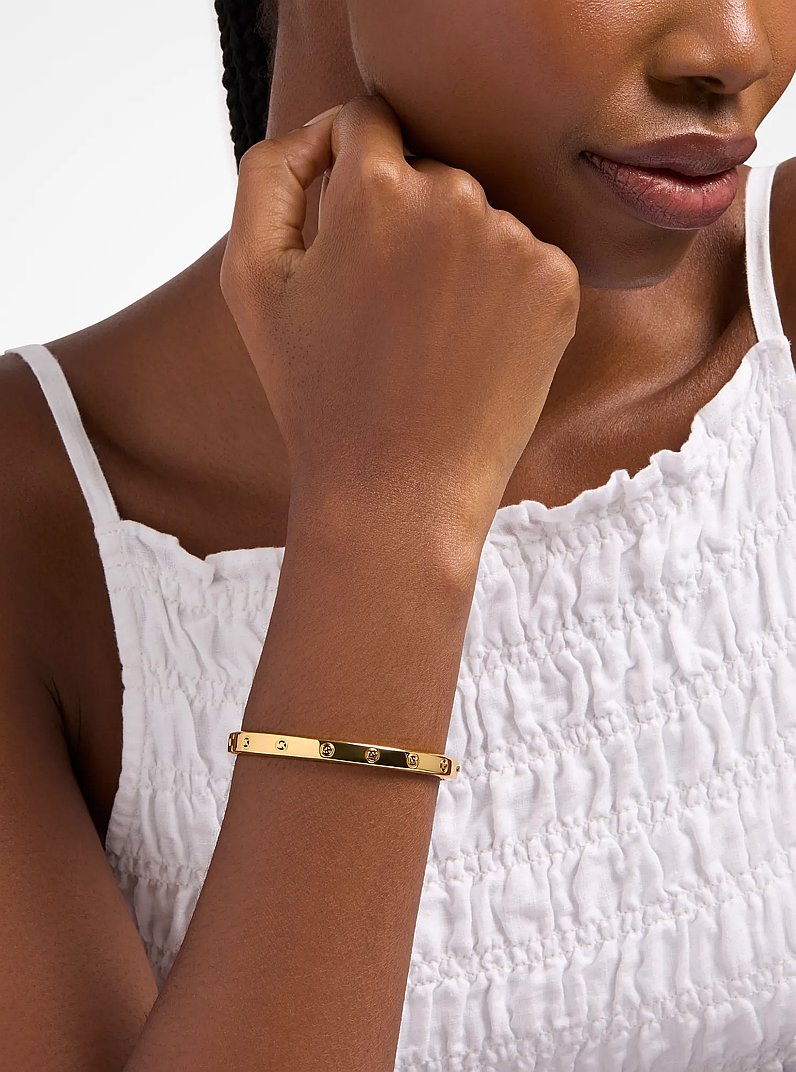 Logo Bangle in GOLD | Michael Kors