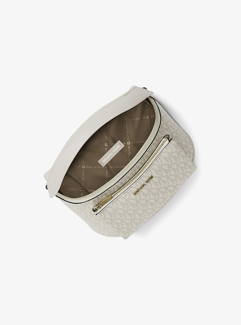Slater Medium Signature Logo Sling Pack in LT CRM MULTI | Michael Kors