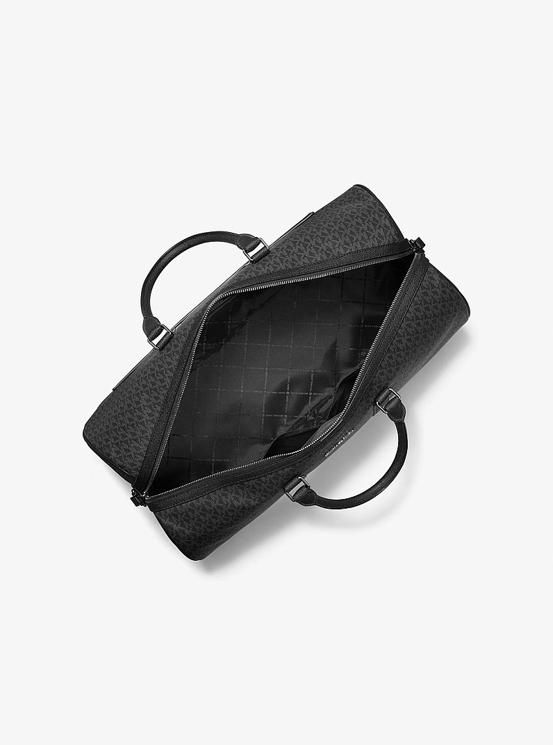 Cartera de fin de semana Harrison con logotipo in NEGRO | Michael Kors