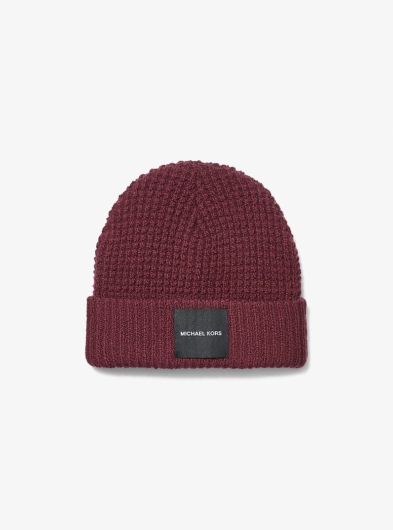 Bonnet en tricot avec logo