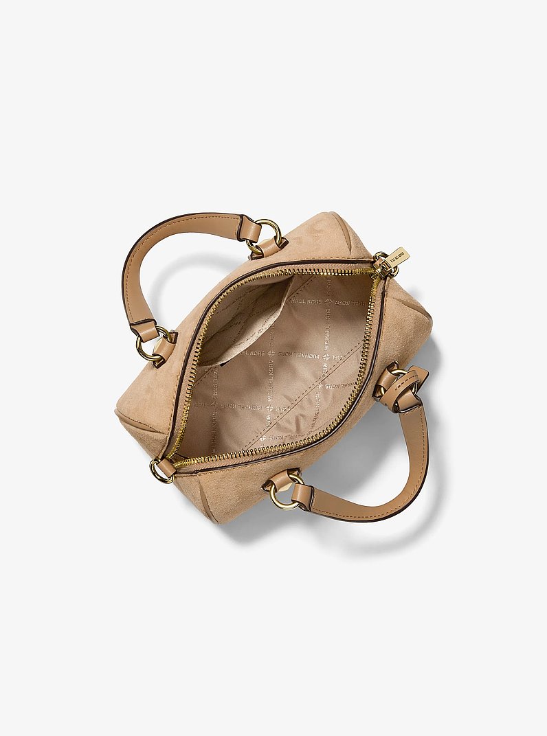 Grayson Small Duffel Crossbody Bag in CAMEL | Michael Kors