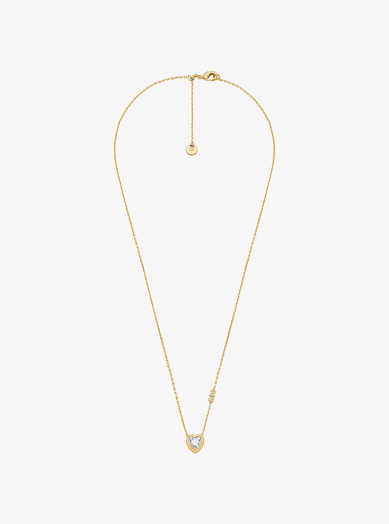 Heart Stone Pendant Necklace in GOLD | Michael Kors