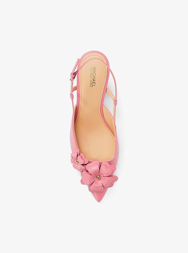 Callie Embellished Kitten Pump in CARNATION | Michael Kors