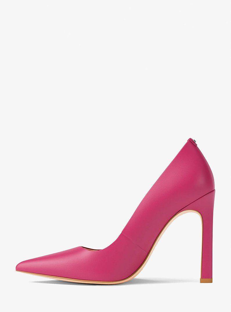 Amara Leather Pump in RASPBERRY | Michael Kors