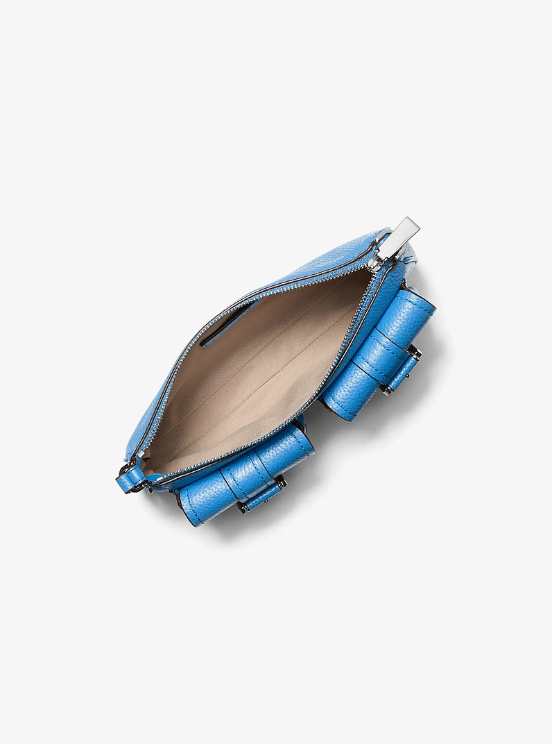 Pochette Zoe Small aus gekrispeltem Leder in STH PACIFIC | Michael Kors