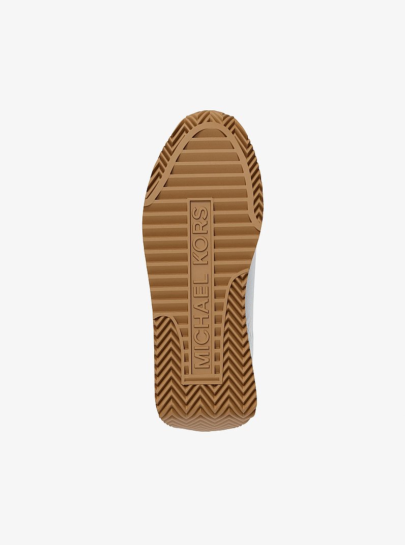 Rhodes Mixed-Media Trainer in BLACK COMBO | Michael Kors