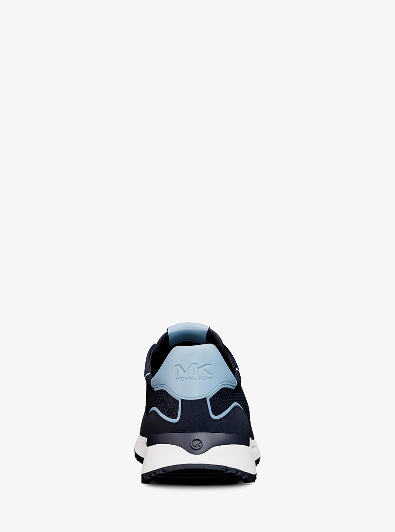 Dax Mixed-Media Trainer in LIGHT SKY | Michael Kors