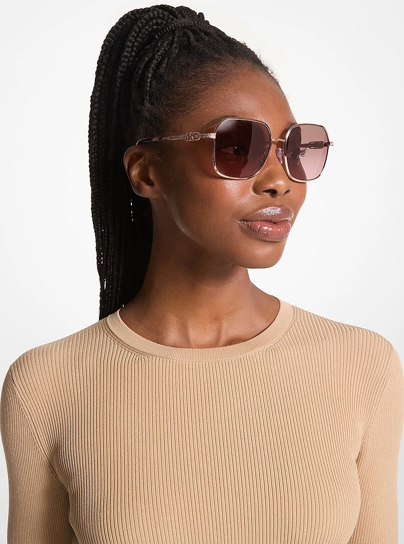 Cadiz Sunglasses in ROSE GOLD | Michael Kors