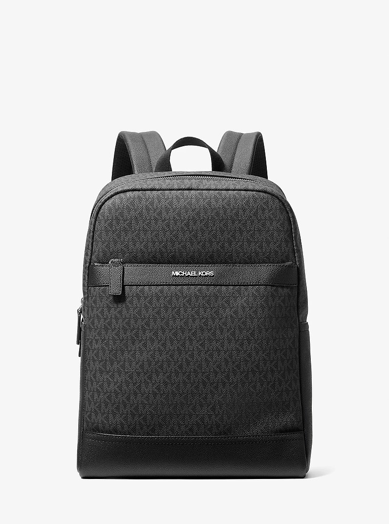 Cooper Medium Signature Logo Backpack in BLACK - Sale | Michael