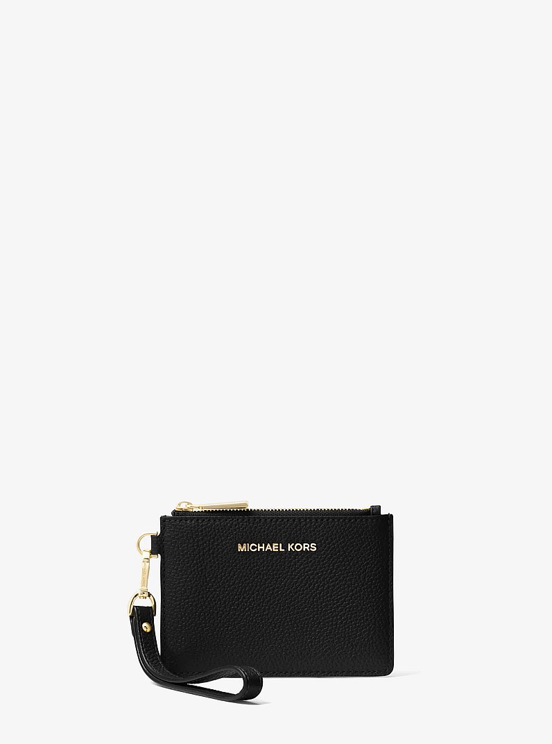 Porte-monnaie en cuir in NOIR | Michael Kors
