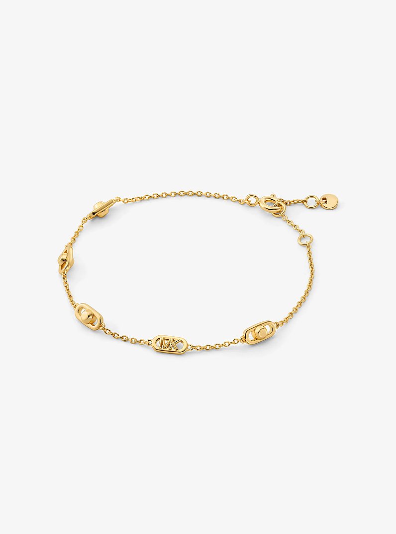 Gliederarmband Astor Link Small aus Sterlingsilber mit Edelmetallbeschichtung in GOLDTON | Michael Kors