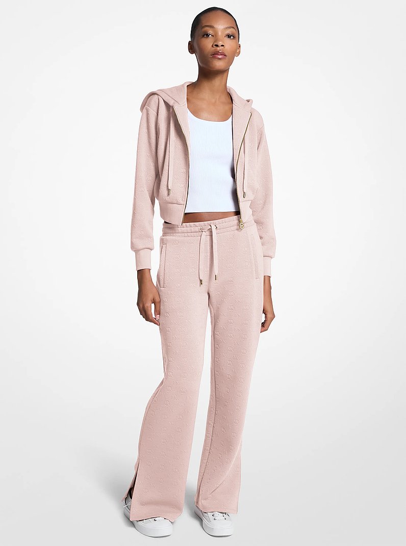 Logo Jacquard Knit Pants in POWDER BLUSH - Sale | Michael Kors [US]