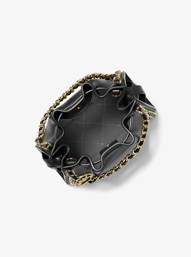 Petit sac &agrave; bandouli&egrave;re Mina &agrave; cha&icirc;ne in NOIR | Michael Kors