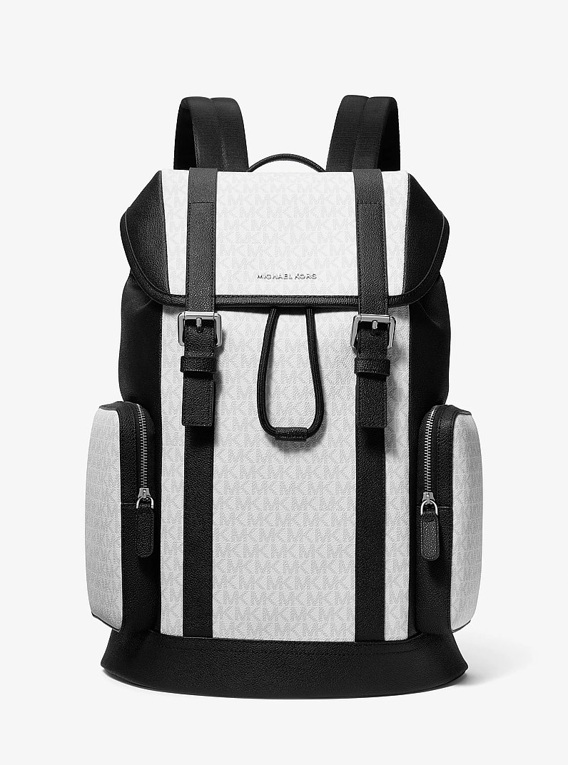 Mochila Hudson con logotipo exclusivo in BLANCO BRILLANTE | Michael Kors