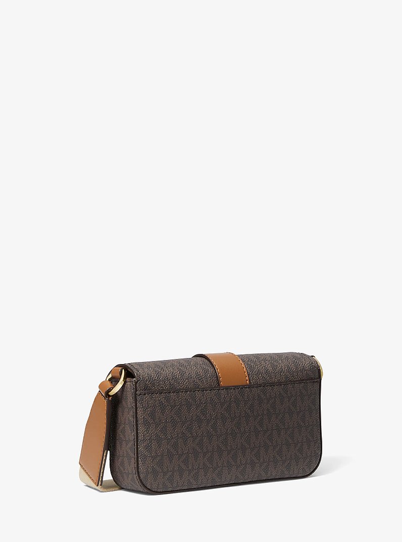 Greenwich Extra-Small Logo Sling Crossbody Bag in BRN/ACORN | Michael Kors