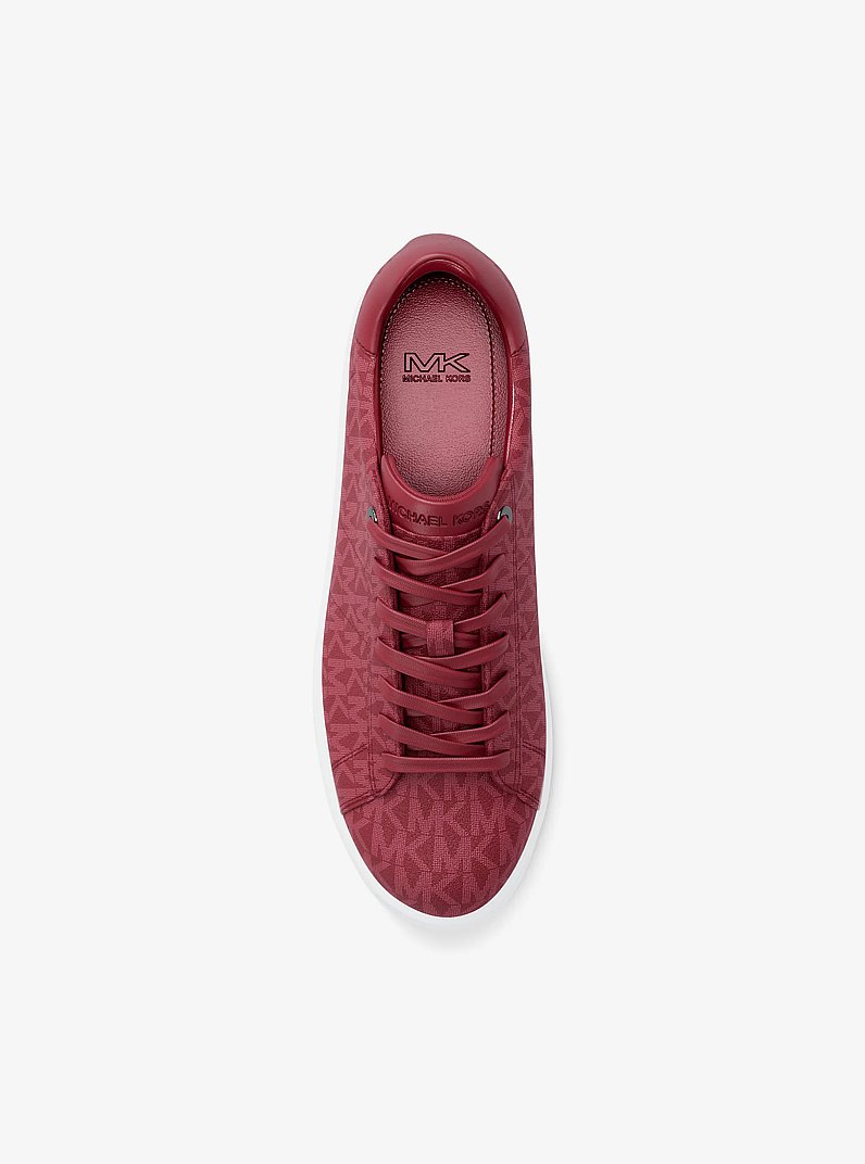 Jacob Signature Logo Sneaker in CHERRY | Michael Kors