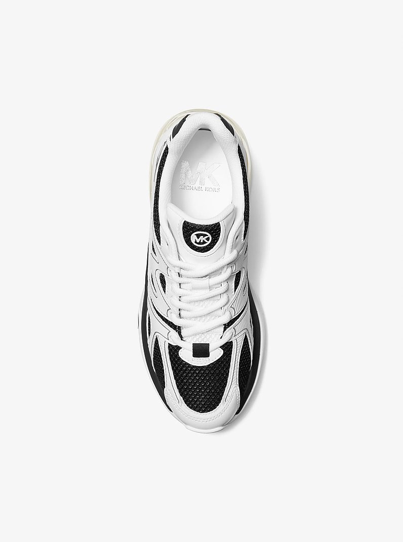 Kit Extreme Mesh and Leather Trainer in BLACK COMBO - Sale