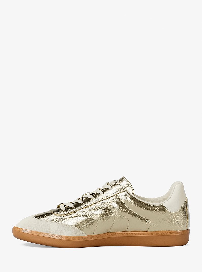Espadrille Benny m&eacute;tallis&eacute;e in OR P&Acirc;LE | Michael Kors