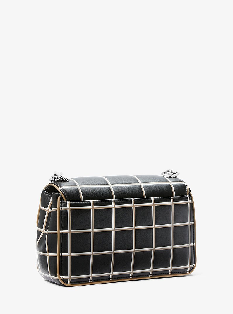 SoHo Large Two-Tone Quilted Shoulder Bag