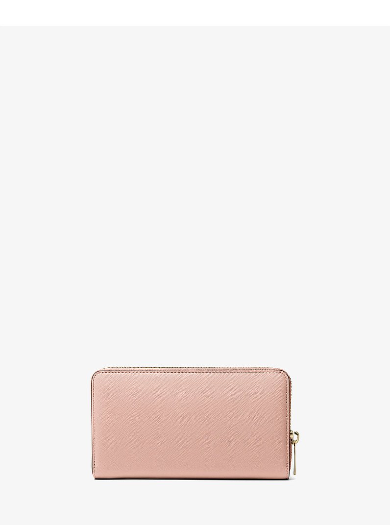 Jet Set Medium Saffiano Leather Wallet in SOFT PINK | Michael Kors