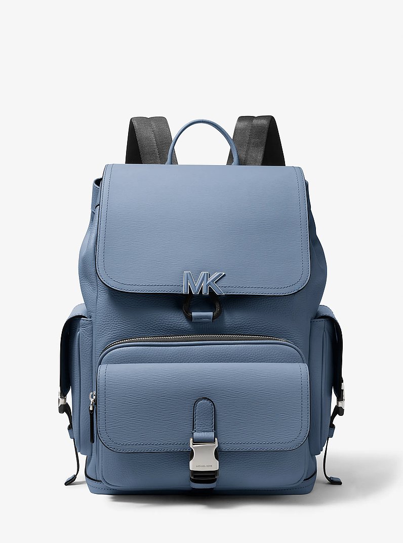 Mochila Hudson de piel in DENIM | Michael Kors