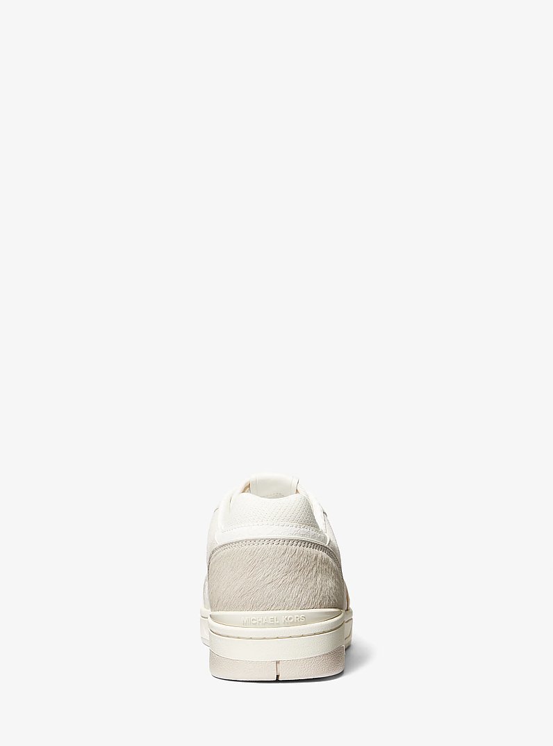 Rebel Mixed-Media Sneaker in BONE MULTI | Michael Kors