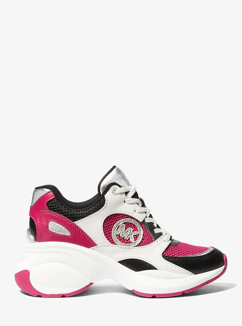 Sneaker Zuma aus Mesh und Leder in Blockfarben