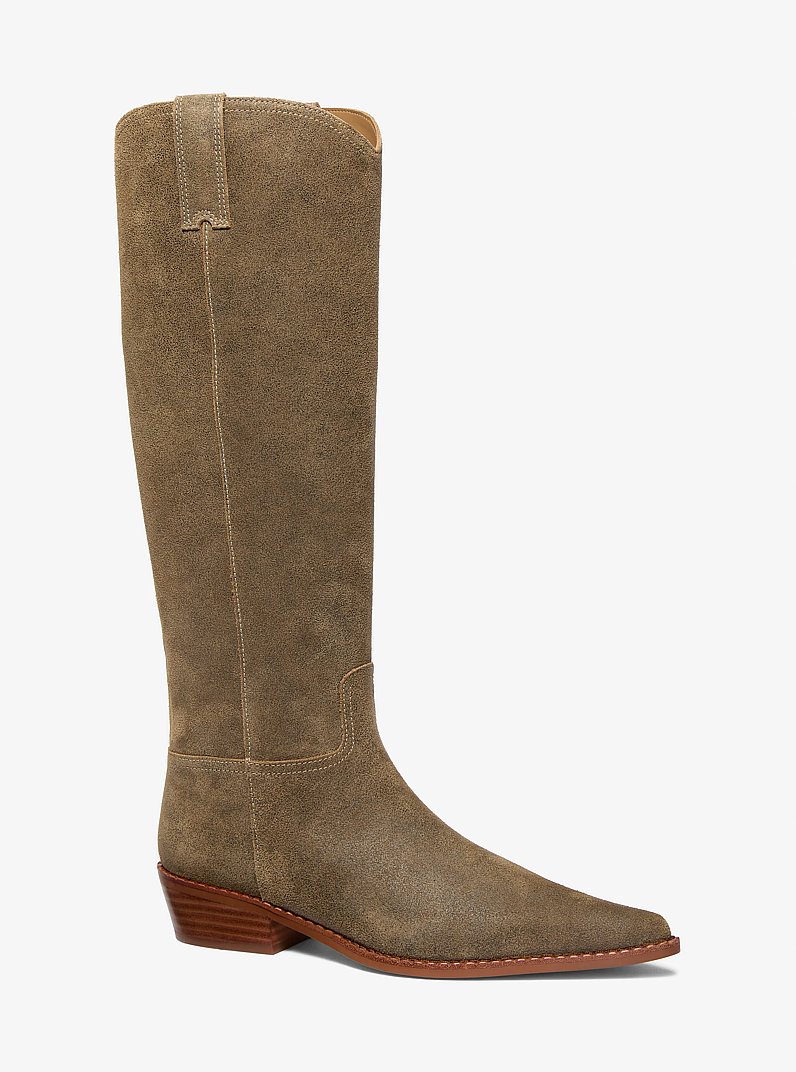 Stiefel Nash aus Wildleder in HUSK | Michael Kors