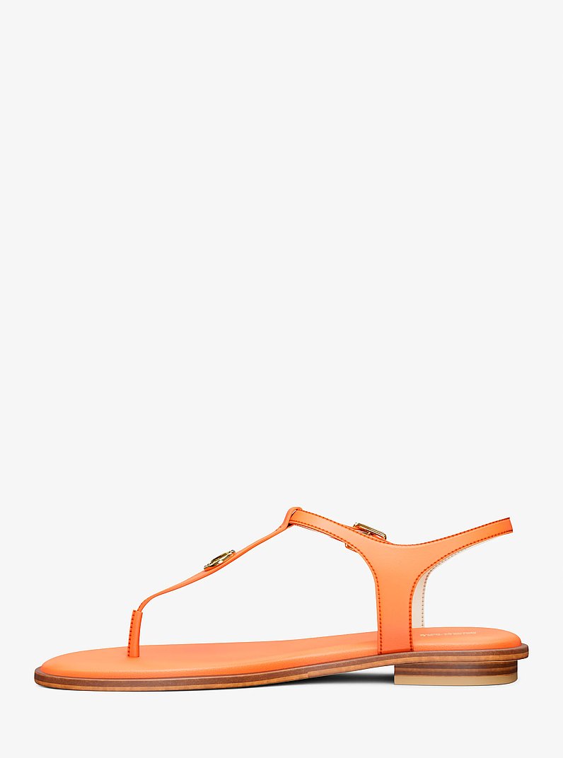 Mallory T-Strap Sandal in RED CLAY | Michael Kors