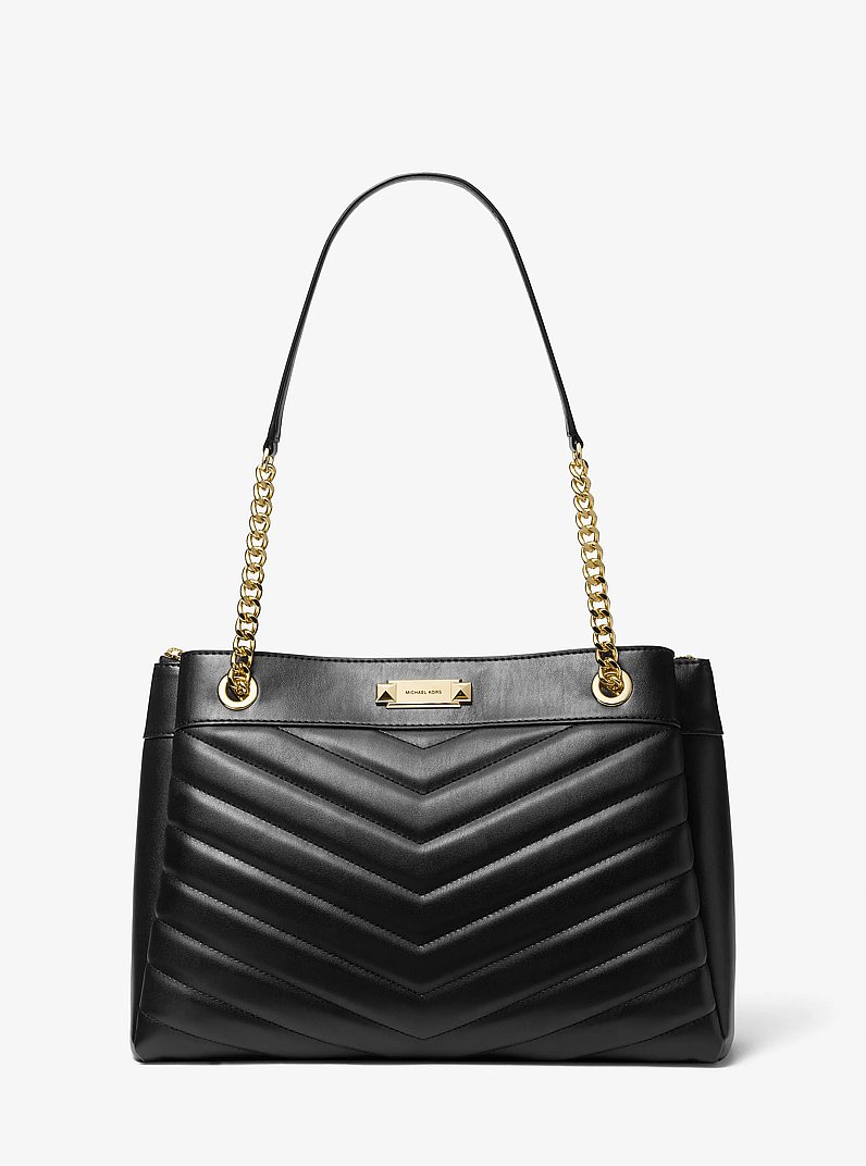 Bolso tote Whitney acolchado mediano in NEGRO | Michael Kors