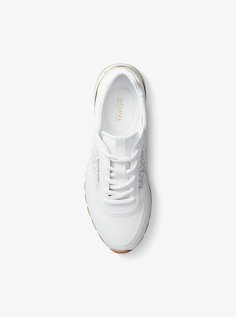 Remy Mixed-Media Trainer in BRIGHT WHT | Michael Kors