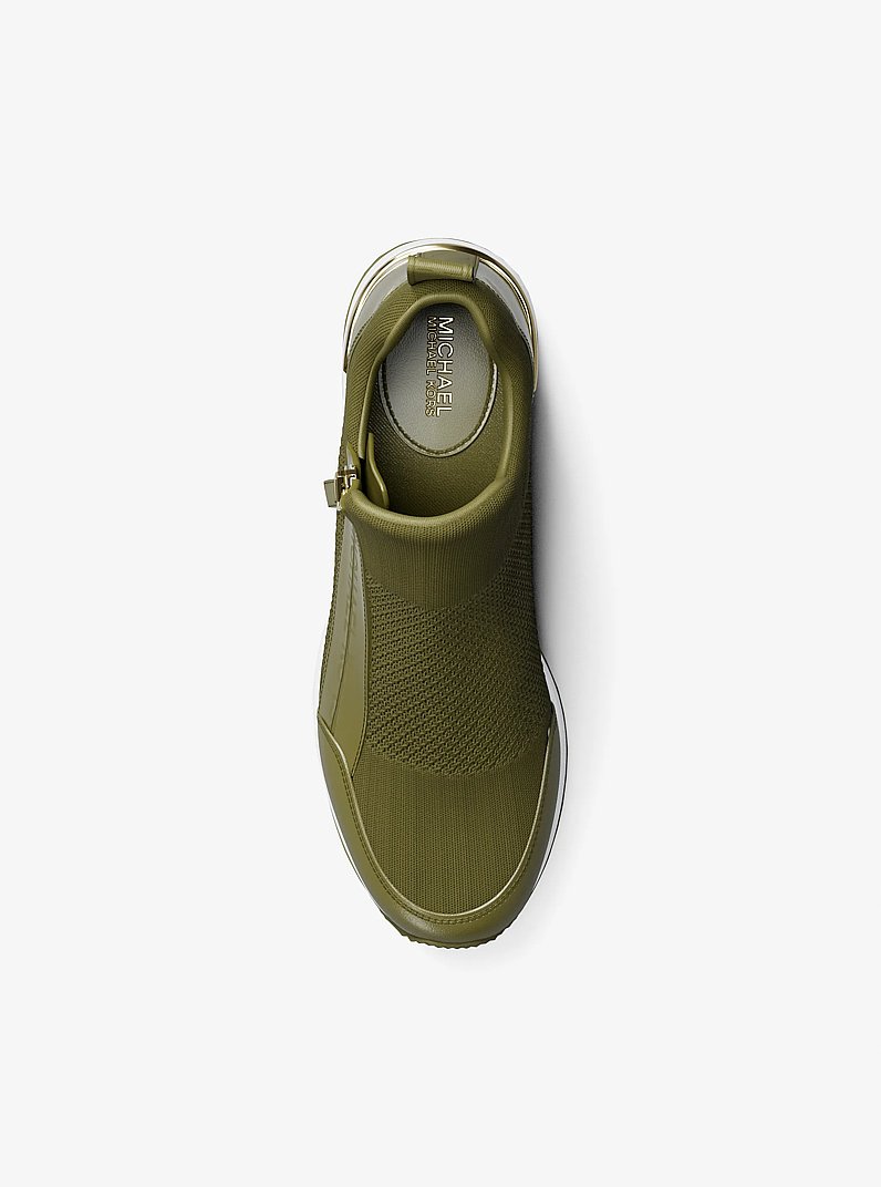 Willis Stretch Knit Trainer in PISTACHIO | Michael Kors