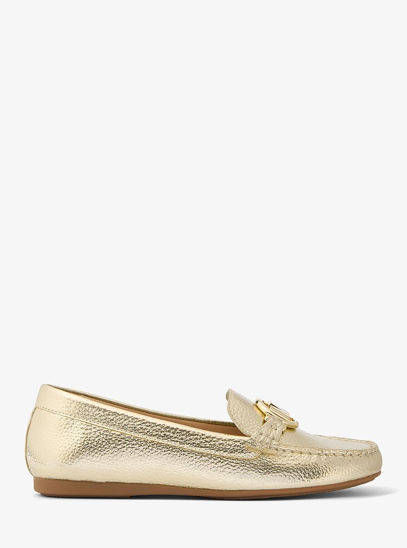 Fulton Metallic Moccasin in PALE GOLD | Michael Kors