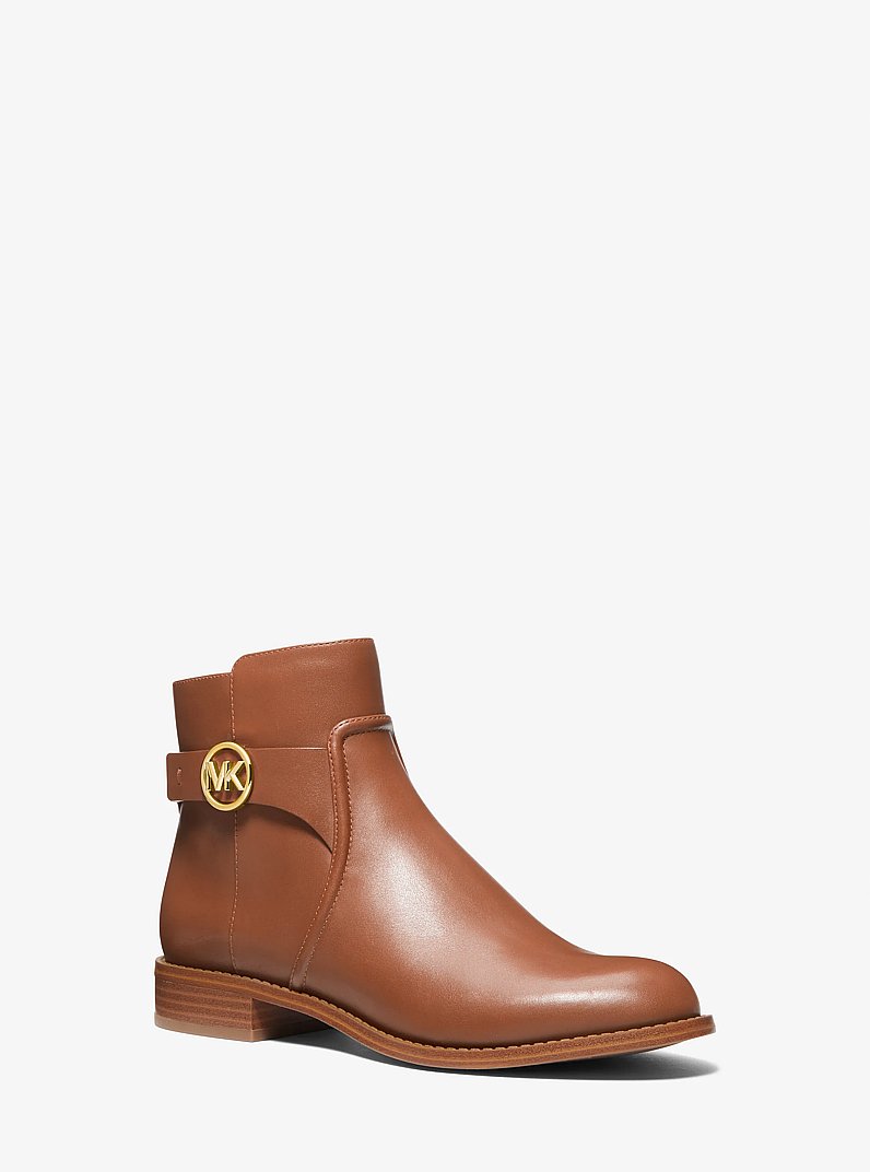 Carmen Leather Ankle Boot in LUGGAGE | Michael Kors
